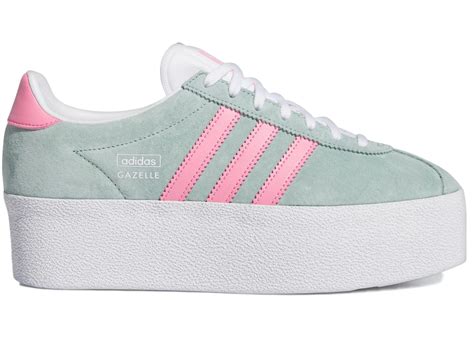 Adidas Gazelle Up Hazy Green Bliss Pink Womens Ih1293 Us