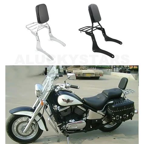 Motorcycle Passenger Backrest Sissy Bar Luggage Rack For Kawasaki