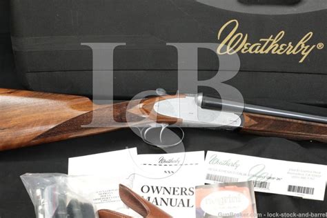 Weatherby Fausti Athena D’italia 28 Ga 26″ M Ic Sxs Side By Side Shotgun Lock Stock And Barrel