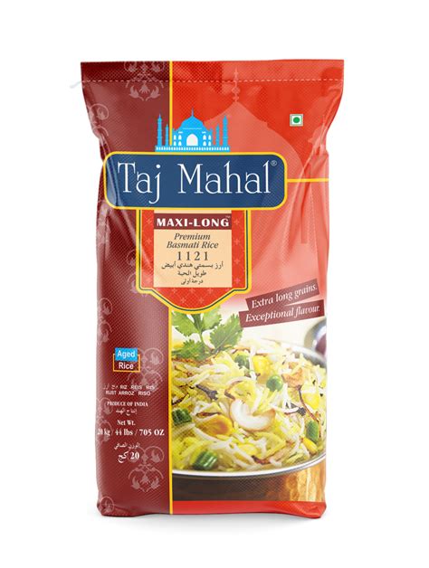 White Mm Taj Mahal Maxi Long Premium Quality Steamed Basmati