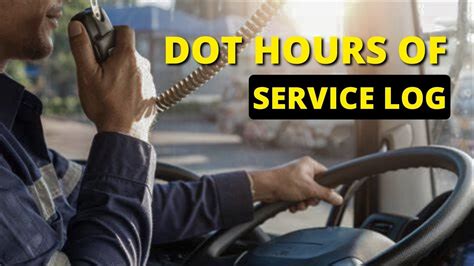 Dot Hours Of Service Log Violation Of The Hours Of Service