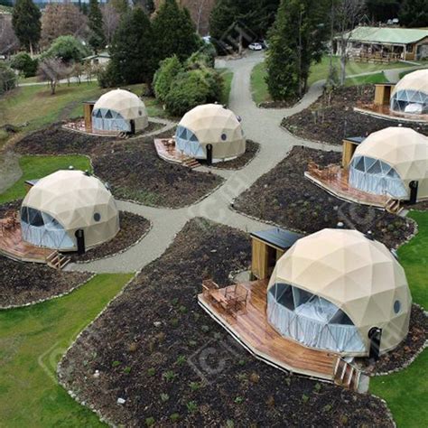 Ch M Luxury Camping Dome House Glamping Geodesic Dome Tent For Hotel