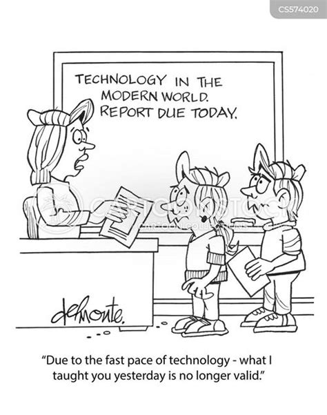 Fast-paced Technology Cartoons and Comics - funny pictures from CartoonStock