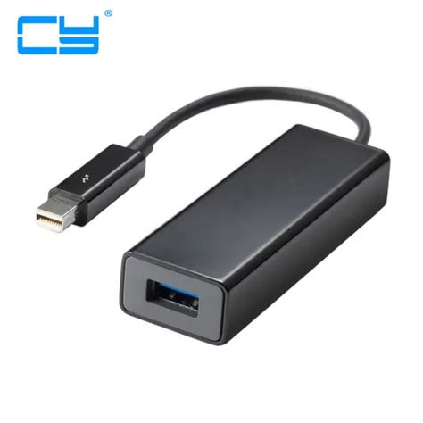 Thunderbolt Port to USB 3.0 Super Speed Hard Disk Drive Adapter Dongle 15cm-in Computer Cables ...