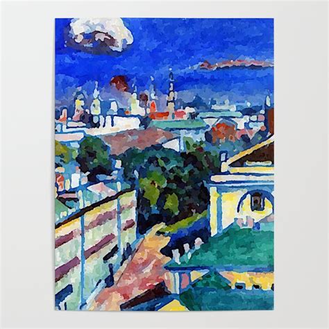 Wassily Kandinsky View Of Moscow Poster By Jon Baran Society6