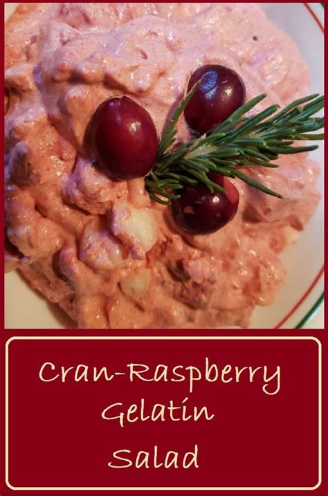 Cran Raspberry Gelatin Salad Recipe