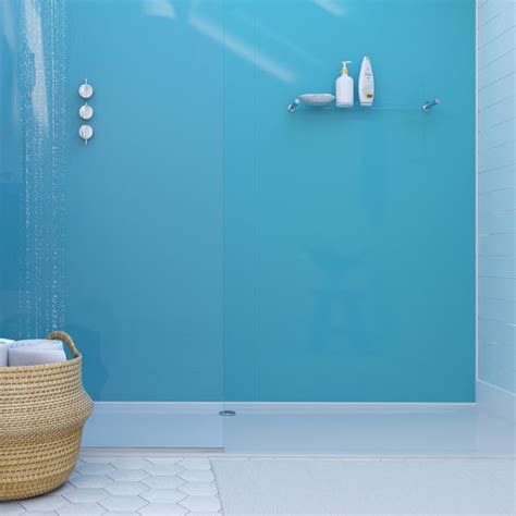 Showerwall Azure acrylic shower wall panel | VictoriaPlum.com