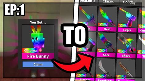 Chroma Pet To Chroma Set Mm2 Trading Challenge 1 Youtube