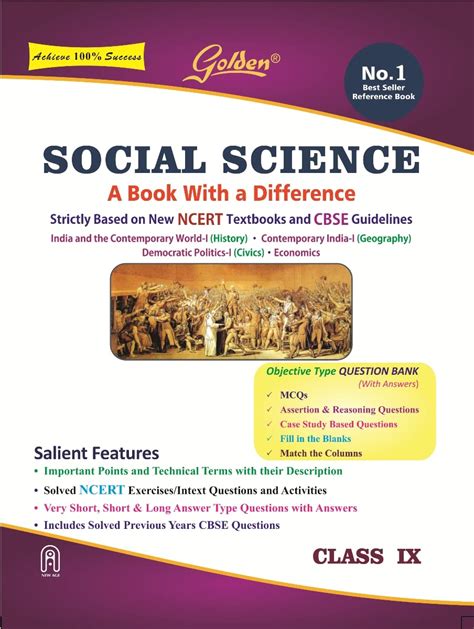 Golden Social Science A Book With A Difference Based On New Ncert Textbook Class Ix Bookwalas