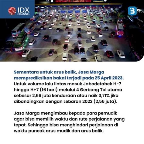 Simak Ini Daftar Titik Rawan Macet Saat Mudik Lebaran 2023