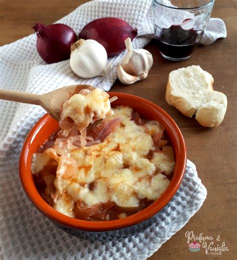 Zuppa Di Cipolle Rosse Gratinata Di Treschietto Con Pecorino Toscano