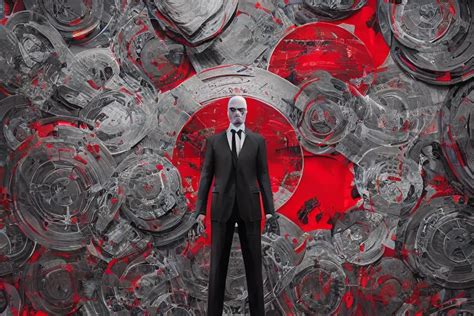 An Expressive Portrait Of Agent 4 7 From Hitman Stable Diffusion