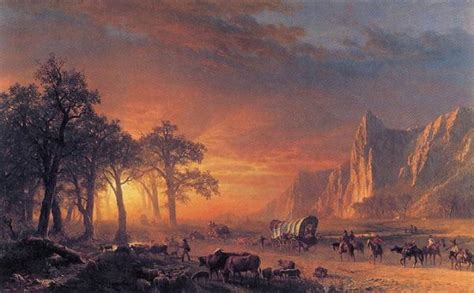 Albert Bierstadt Emigrants Crossing The Plains North American