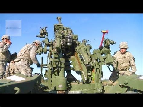 Army Artillerymen M777 Howitzer Live Fire Exercise YouTube M777