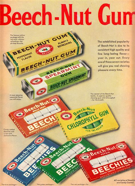 Vintage Beech Nut Ad From The 1940s