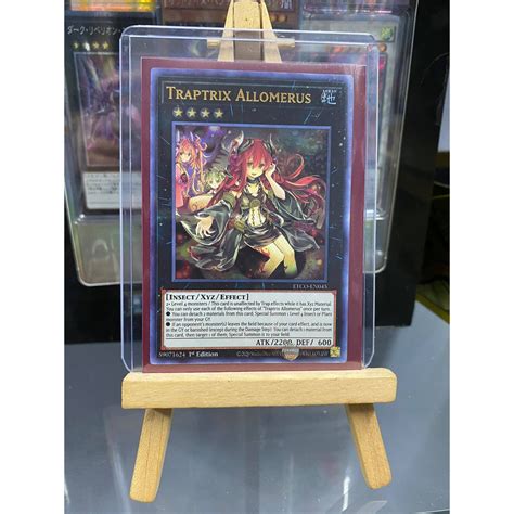 Dưa Hấu Yugioh Lá Bài Thẻ Bài Traptrix Allomerus Super Ultra Rare Tặng Bọc Bài Nhựa Bảo