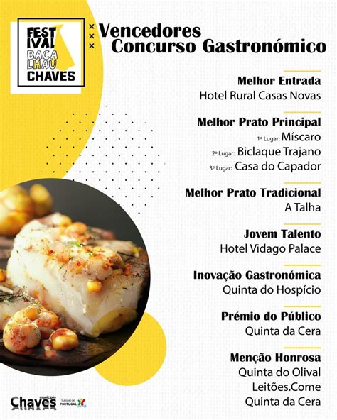 Já são conhecidos os vencedores da III edição do Concurso Gastronómico