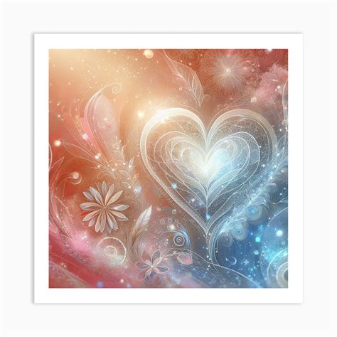 Pure Heart 2 Art Print by P&V_printable_art - Fy