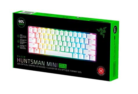 Teclado Mecanico Razer Huntsman Mini 60 Clicky Optical Mercury