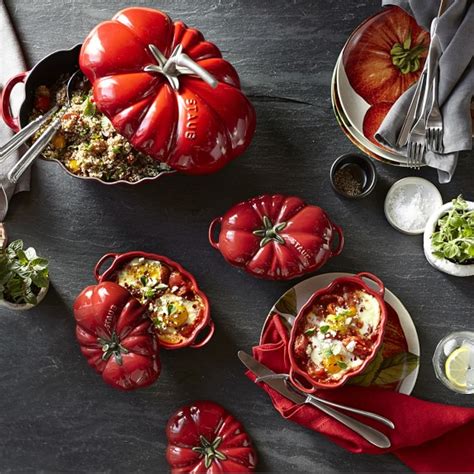 Staub Ceramic Tomato Cocotte Williams Sonoma