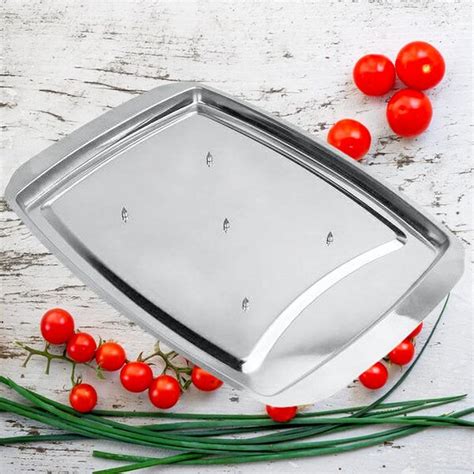 Stainless Steel Carving Tray Turkey Carving Meat Carving Etsy