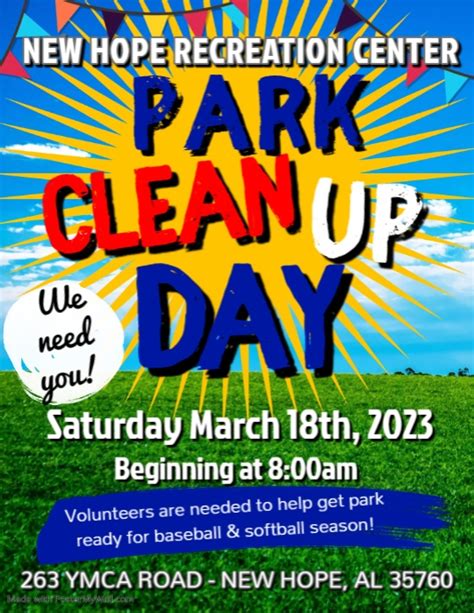 Clean Up Day Flyer Postermywall