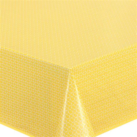 Home Direct Nappe Toile Cir E Pvc Rectangulaire X Cm Jaune