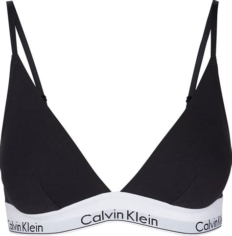 Calvin Klein Modern Cotton Triangle Bra Black • Pris