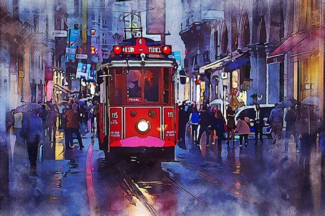 Download Tram, City, Photo Art. Royalty-Free Stock Illustration Image ...