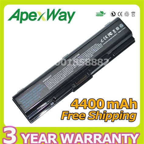 Aliexpress Buy Apexway Laptop Battery For Toshiba Satellite A205