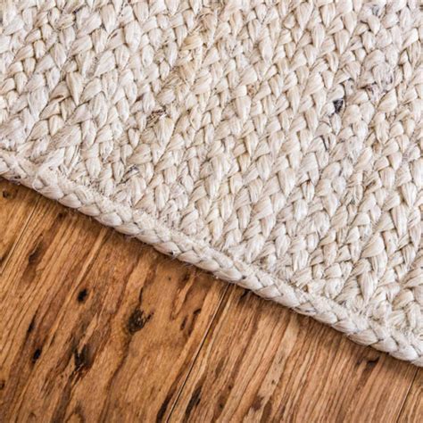 White Boho Jute Rug Natural Jute Rug Bohemian Rug Hand Etsy