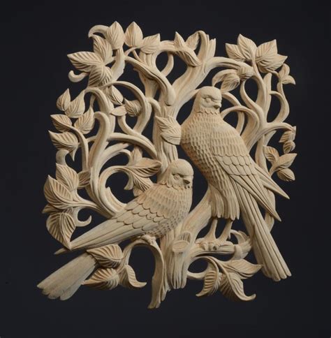 Birds In The Branches Bird Carving Wood Carving Art Wood Carving