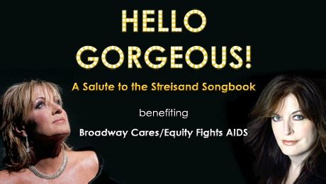 Hello Gorgeous A Salute To The Streisand Songbook The Kaye