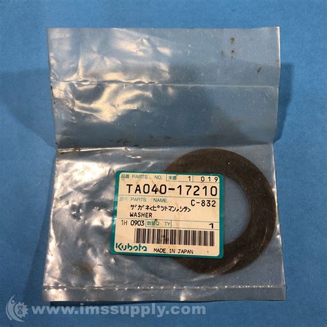 Kubota TA040 17210 Washer IMS Supply