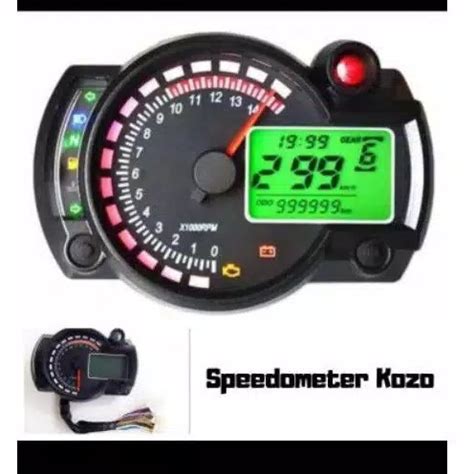 Jual Spido Koso Spedo Spidometer Digital Led Koso Rx Plus Kabel Sensor