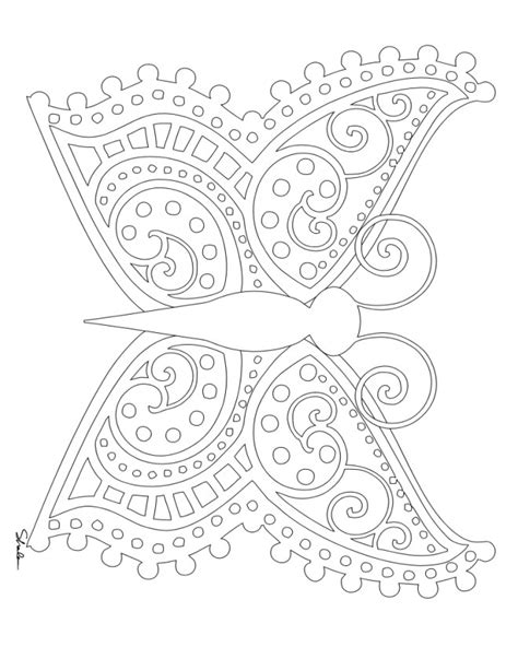 Coloriage Magique Papillon