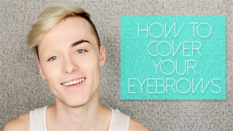 How To Cover Your Eyebrows With Makeup For Halloween Drag YouTube