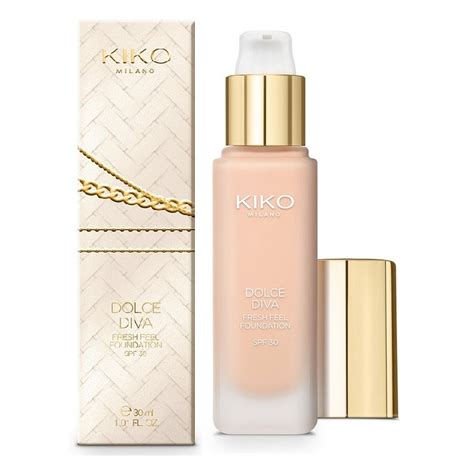 Fond De Ten Radiant Kiko Milano Dolce Diva Fresh Feel Spf 30 30 Ml