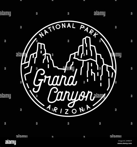 Grand Canyon logo. Vector and illustration Stock Vector Image & Art - Alamy