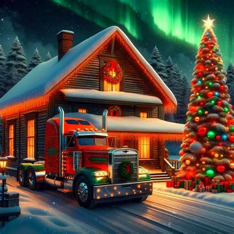 Pin By Brian Mcauley On Xmas In Peterbilt Trucks Big Trucks