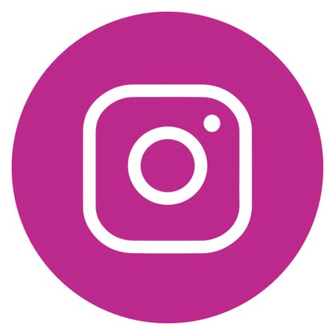 Circle Instagram Outline Social Media Icon Free Download