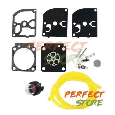 Carburetor Repair Rebuild Kit Primer Bulb For Zama Rb 129 C1m W26 A C