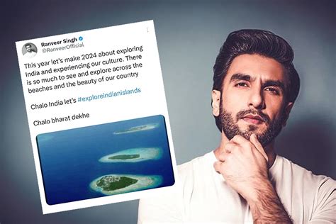 Ranveer Singh Posts Maldives Pic While Promoting Lakshadweep Deletes