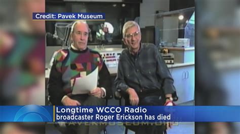 Wcco Radio Personality Roger Erickson Dies At 89 Youtube