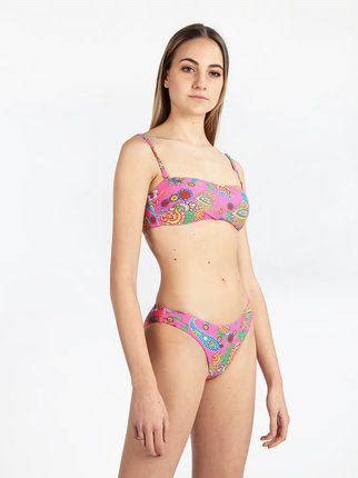 Farfala Fiore Cosutme Mare Bikini Donna A Fascia In Offerta A 14 99