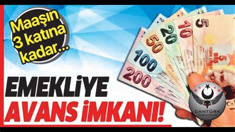 Emeklilik Bekleyenlere Avans Ile Deme Alma Mkan Youtube