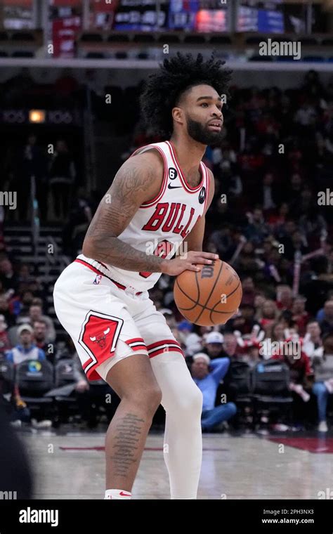 Chicago Bulls Coby White Looks To Shoot During An Nba Basketball Game