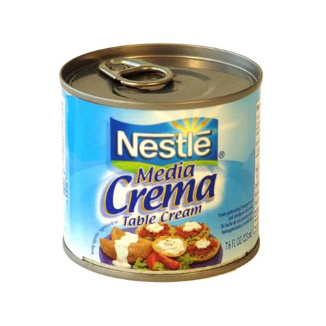 Nestle Media Crema Half Cream 7.6 oz - Case - 24 Units