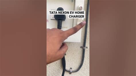 Tata Nexon Ev Home Charger Shorts Youtube