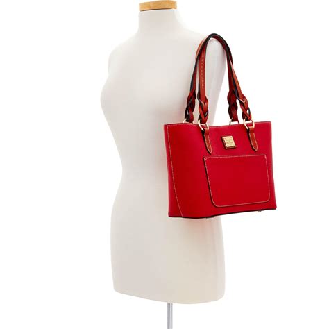 Dooney Bourke Leather Pebble Grain Tammy Tote In Red Lyst